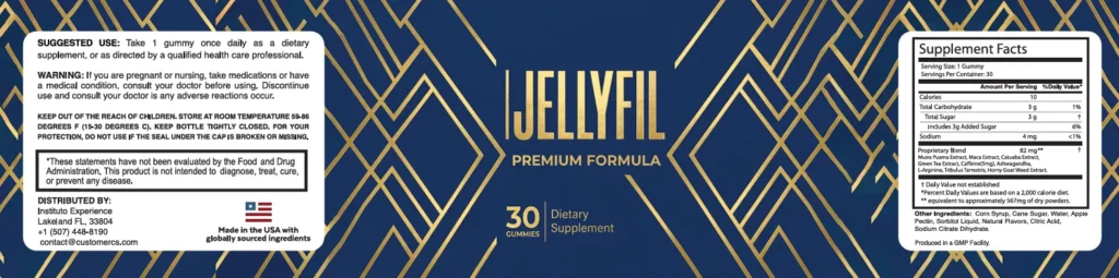 JellyFil Product Label